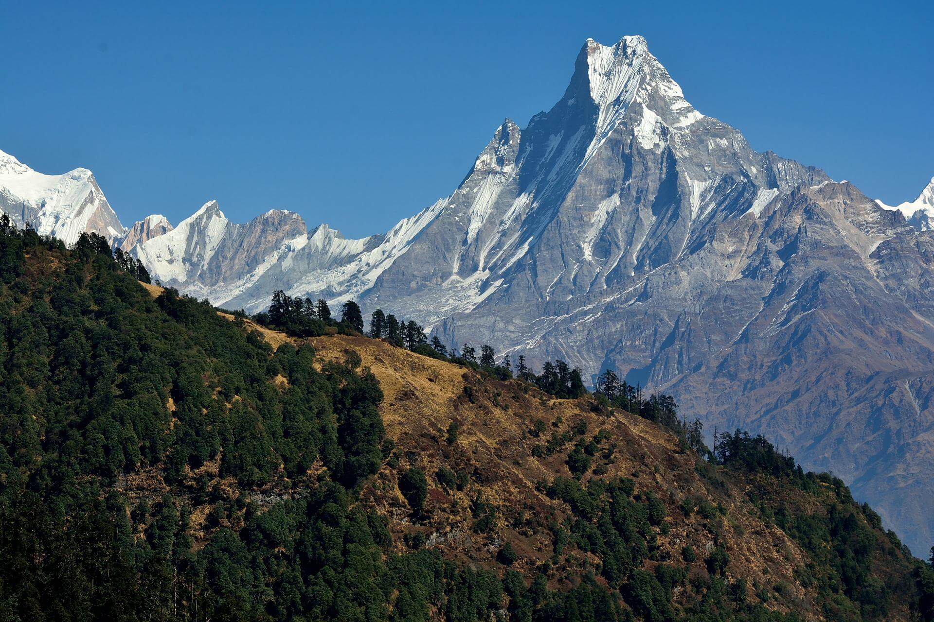 Himalayan Mountains in Nepal